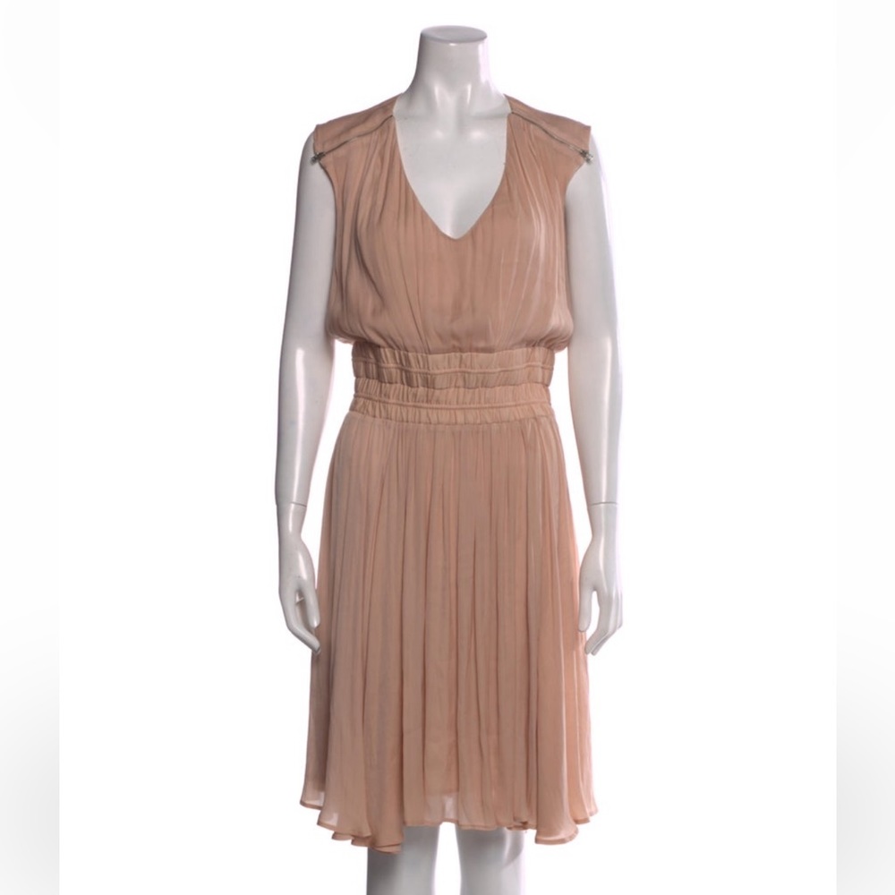 IRO, Silk, V neck knee length dress, Small, Maternity